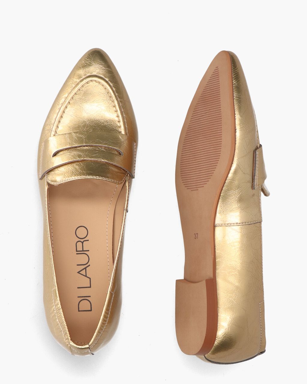 Di Lauro Tera Goud Damesloafers