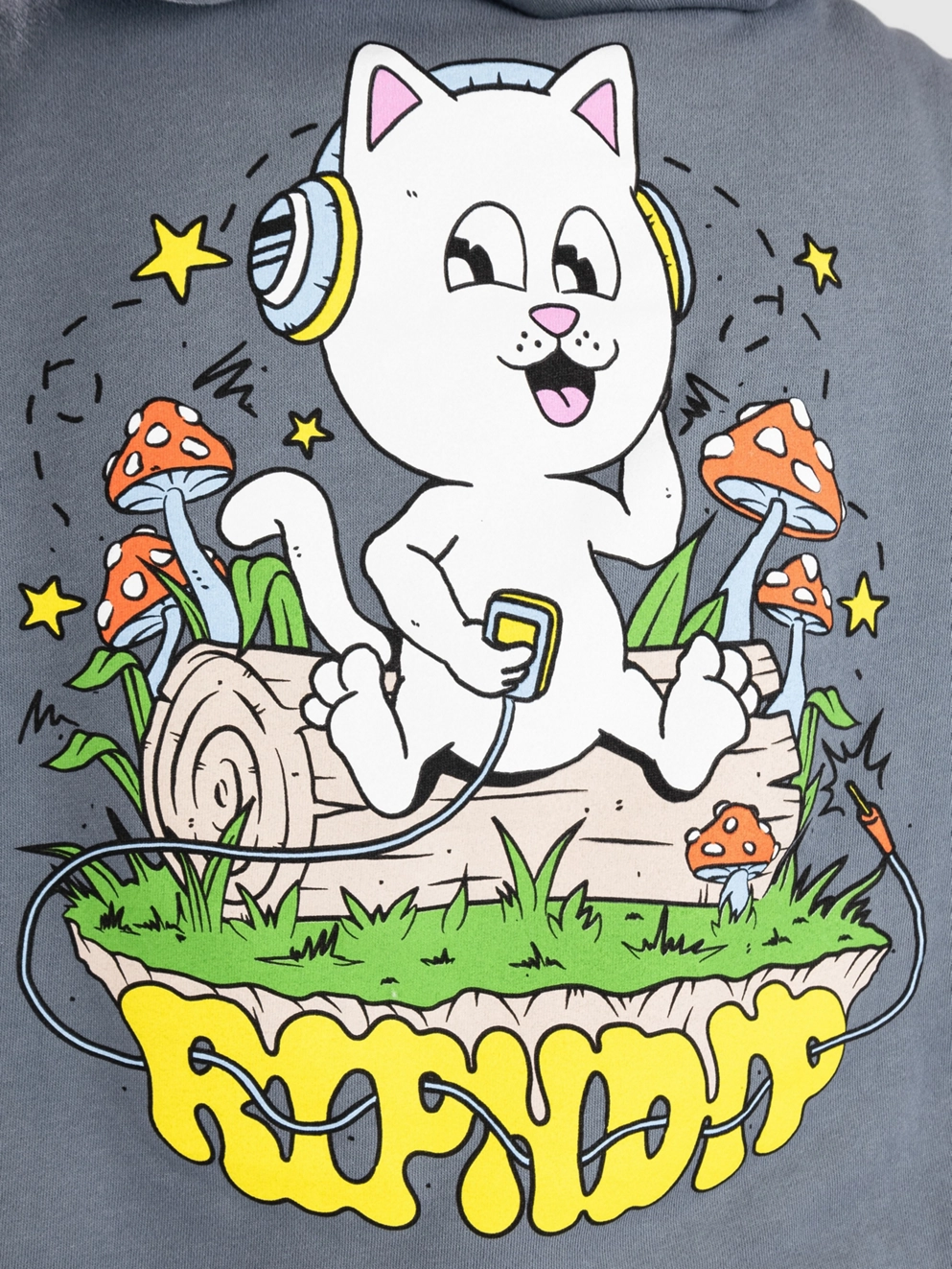 RIPNDIP Shroom Song Hoodie charcoal