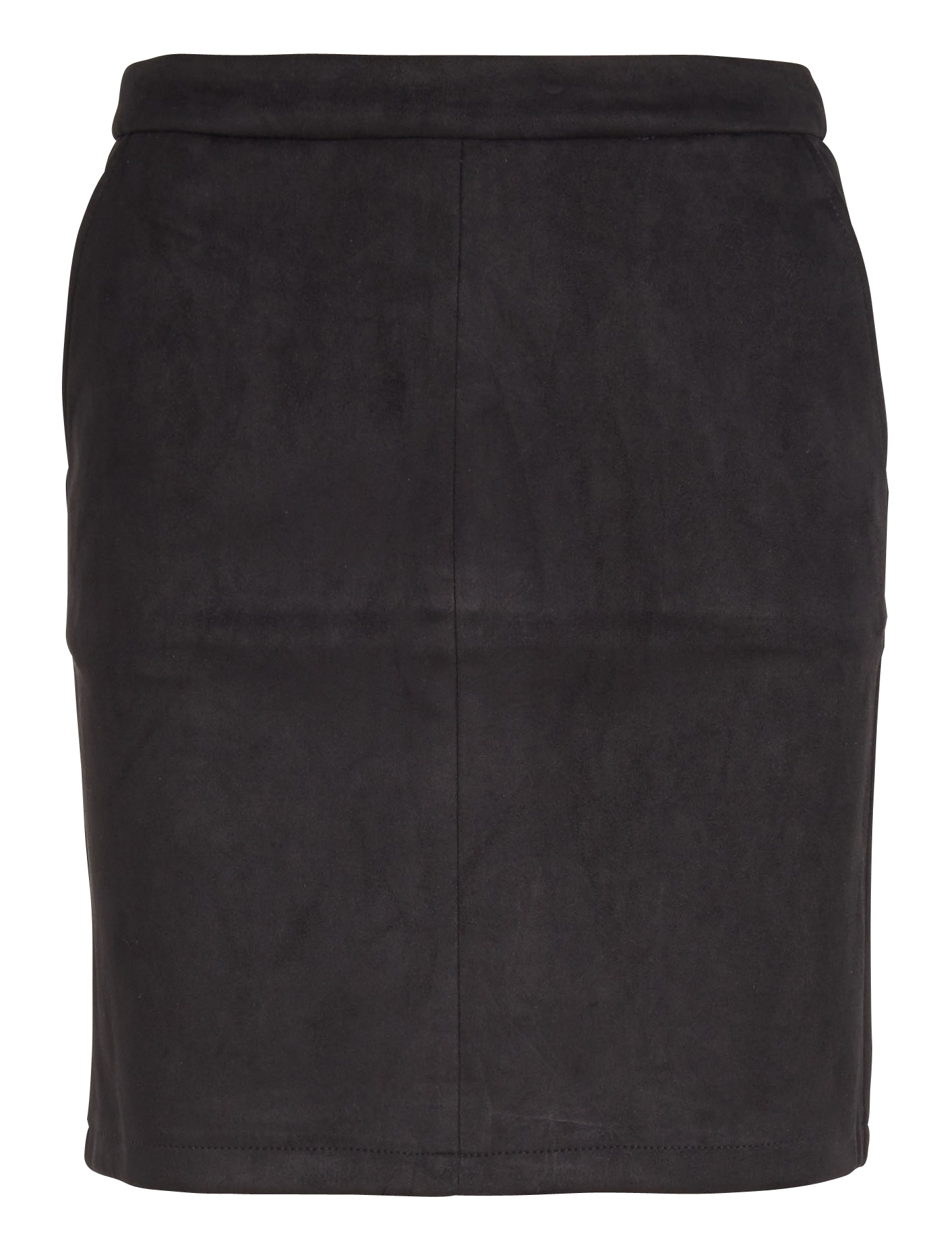 Jupe courte effet daim | Noir