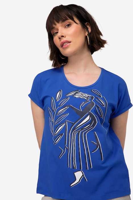 T-Shirt, oversized, Print, Rundhals
