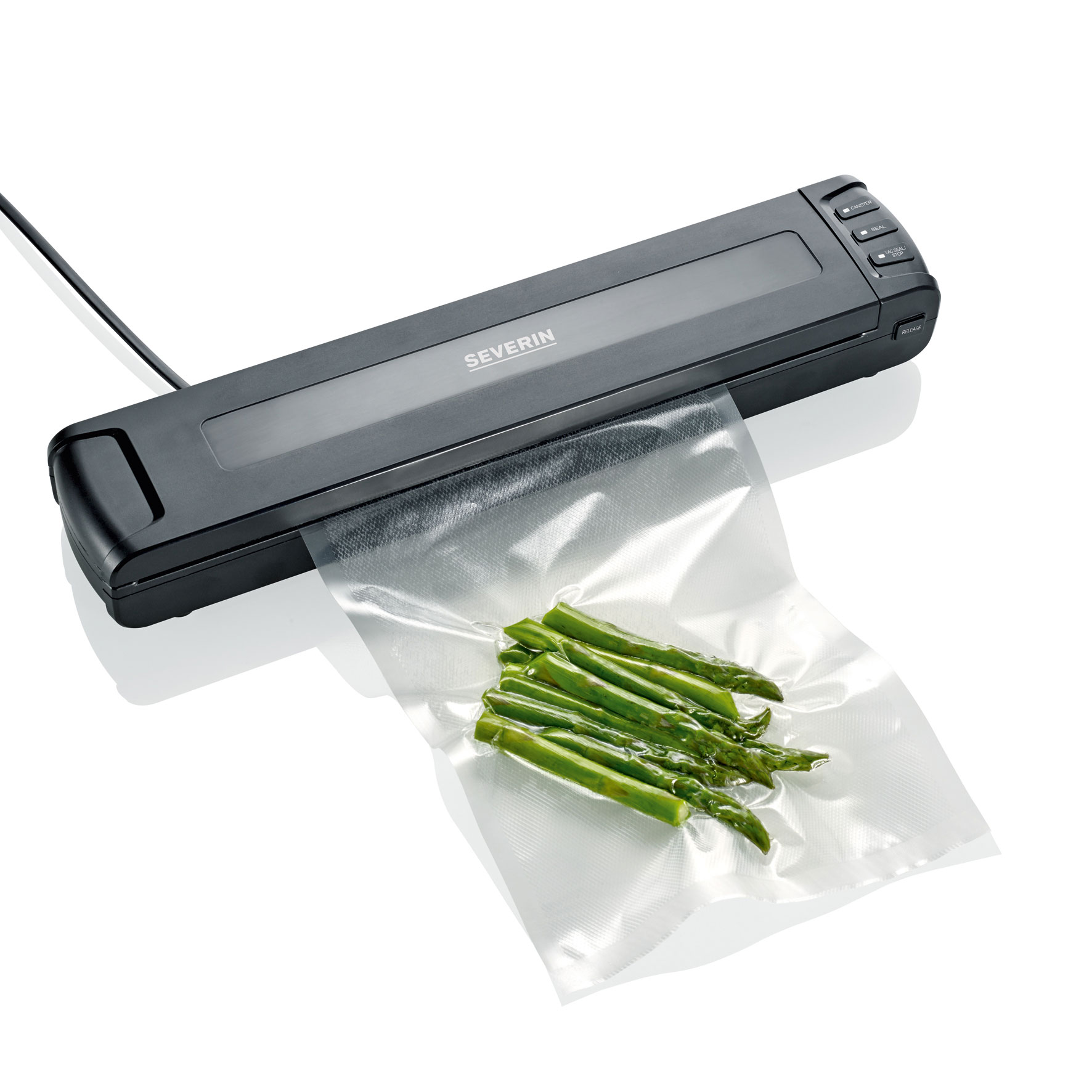 SEVERIN Vakuumiergerät FS 3601 - schwarz - One Touch . 100 Watt