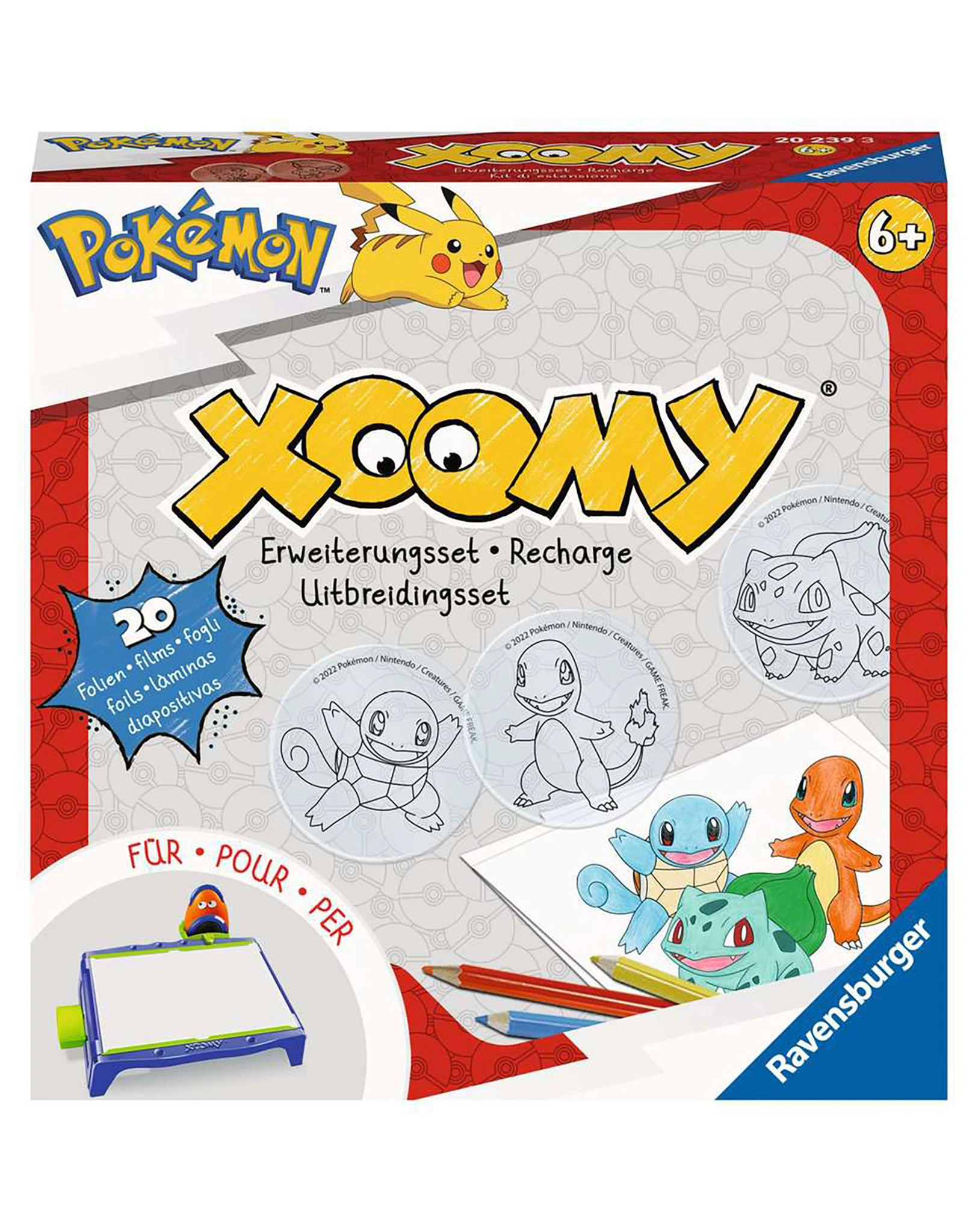 Erweiterungsset XOOMY® POKÉMON 20-teilig