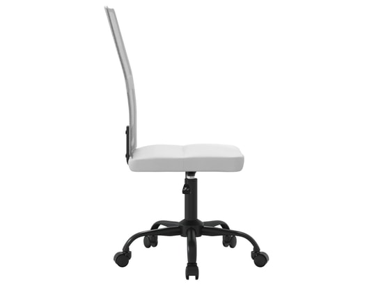 VIDAXL - Chaise de bureau blanc tissu en maille