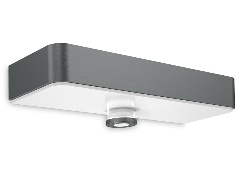 Steinel Wandleuchte Xsolar SOL-O mit Sensor Anthrazit Solar Leuchte mit Bewegungsmelder