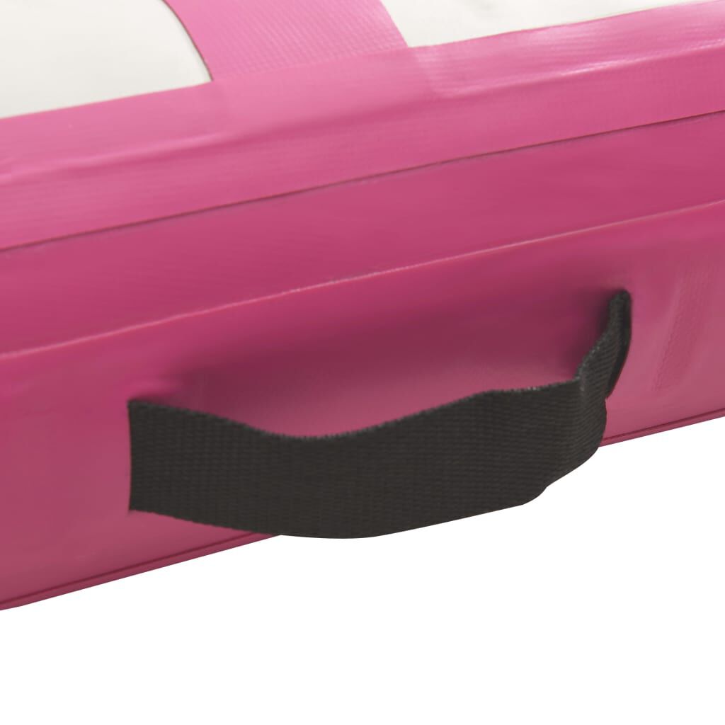 vidaXL Gymnastiekmat met pomp, 60x100x10 cm, PVC, roze