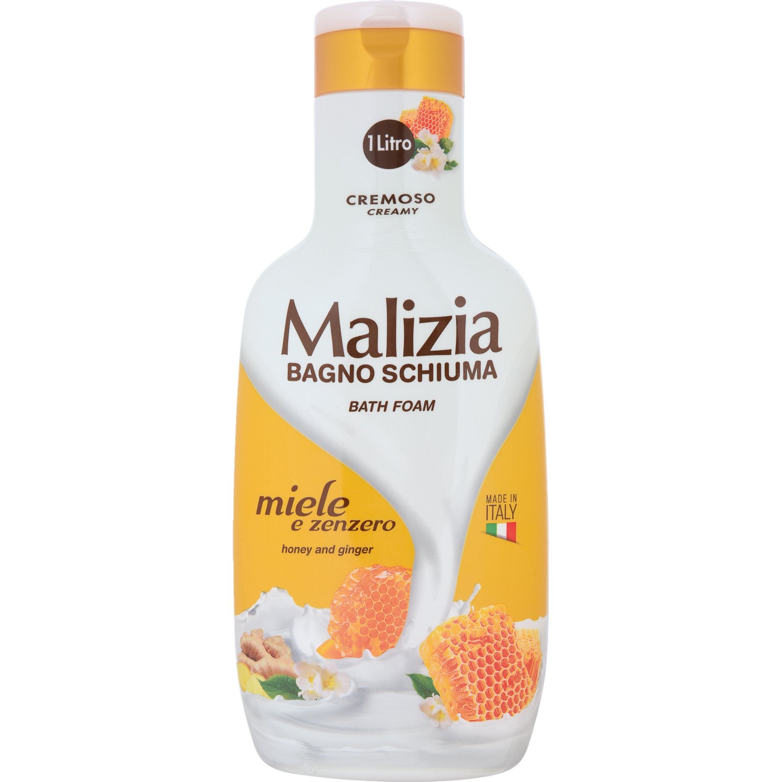 Malizia Badeschaum Honey & Ginger 1000 ml
