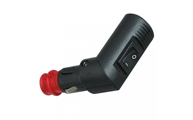 12-24 Volt winkelbarer Universalstecker mit Schalter