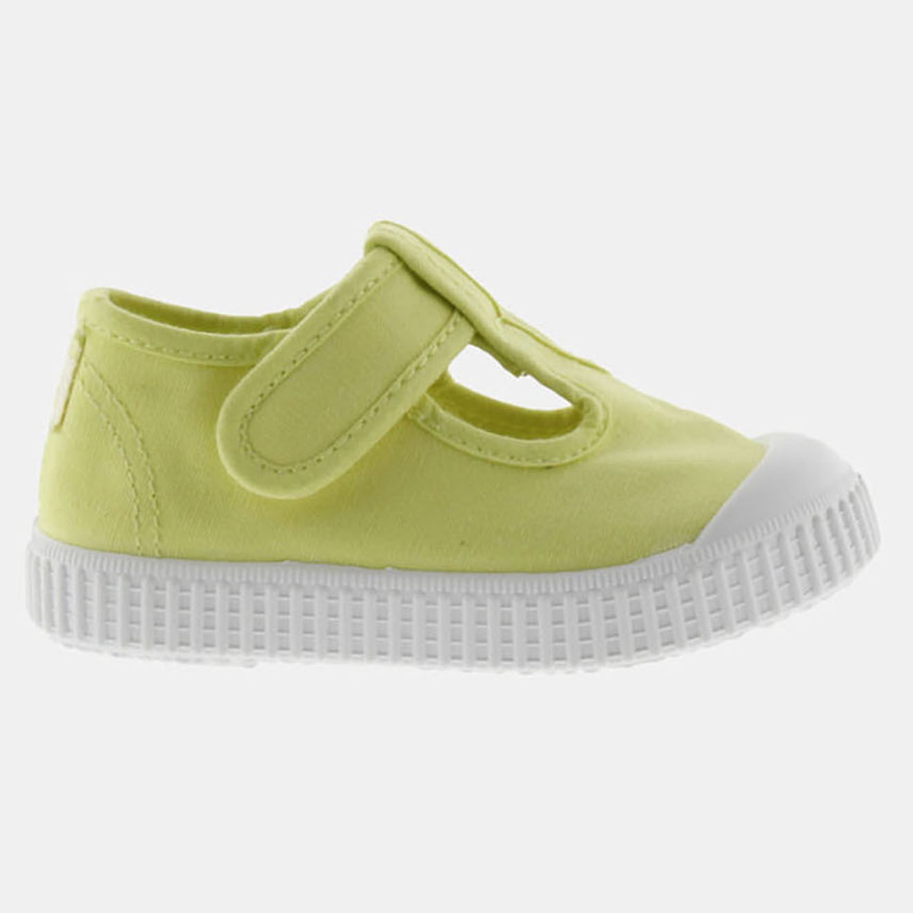 Victoria Sneakers babies Anais en Toile jaunes