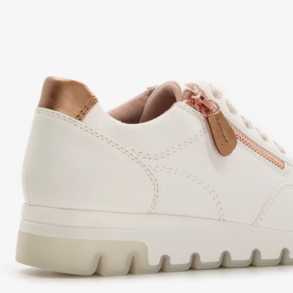 Softline dames sneakers wit brons