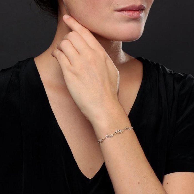 Bracelet or bicolore 