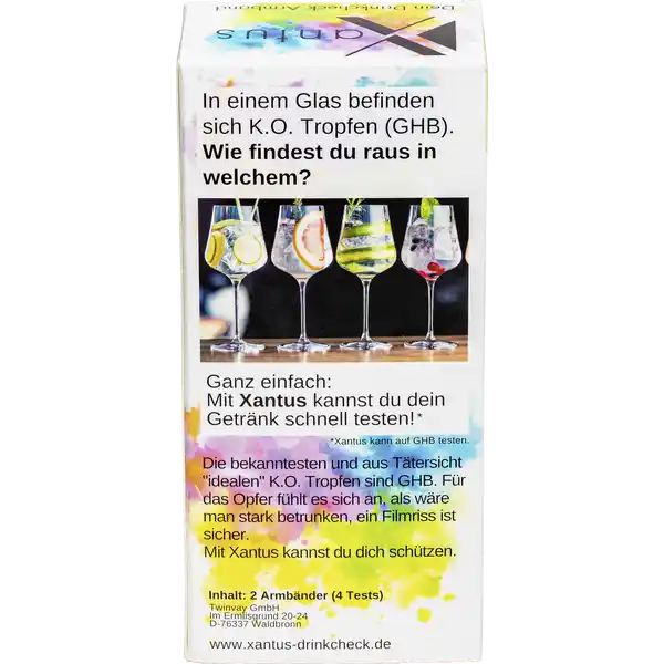K.O. Tropfen Drinkcheck Armband