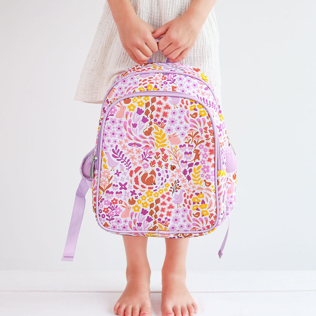 A little lovely company kinderrugzak bloementuin - 32 cm