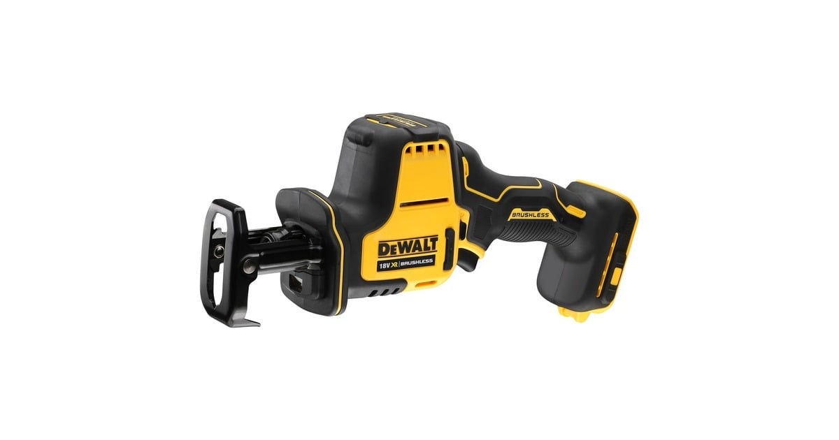 DEWALTDCS369NT-XJ 18V XR Brushless Compacte Reciprozaag  (Geel/zwart, Incl. TSTAK Box II, Accu en oplader niet inbegrepen)