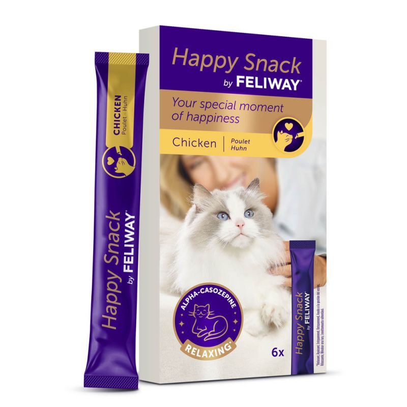 FELIWAY Happy Snack Relaxing - Kattensnack - 90 Gram - kip