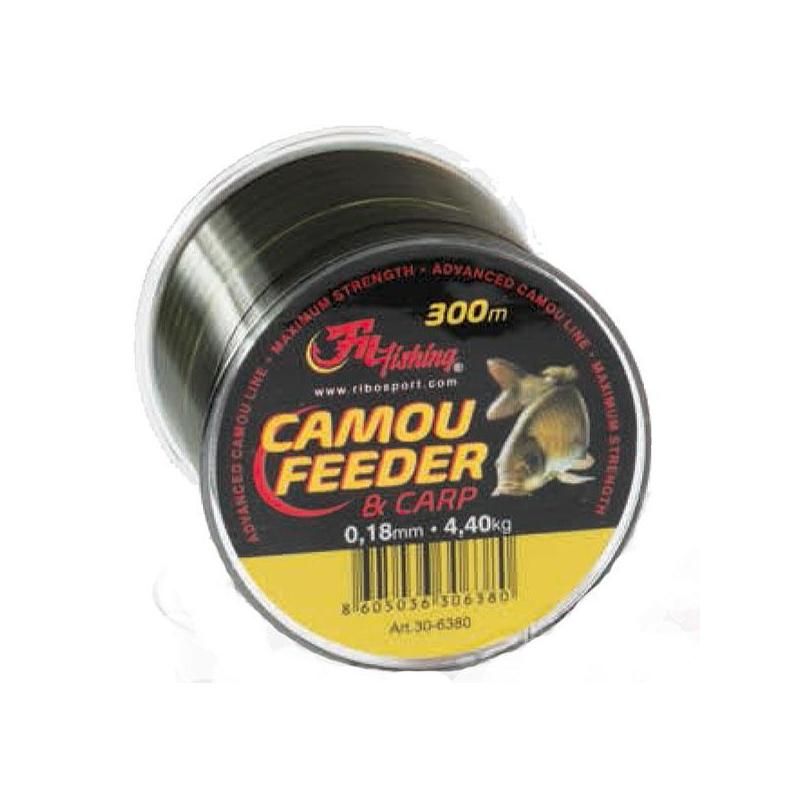 Nylon Carpe Autain Feeder & Carp Camou - 300M