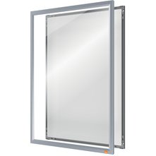 Porte-affiche mural Impression Pro, A3, argent