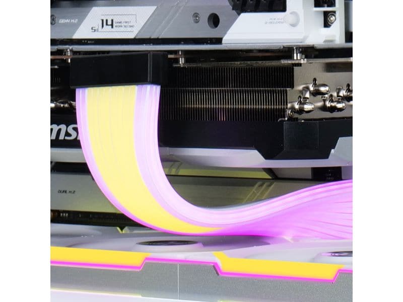 Lian Li Strimer Wireless 2x 8-Pin CPU-Kabel Atemberaubende RGB-Beleuchtung für deinen Gaming-PC