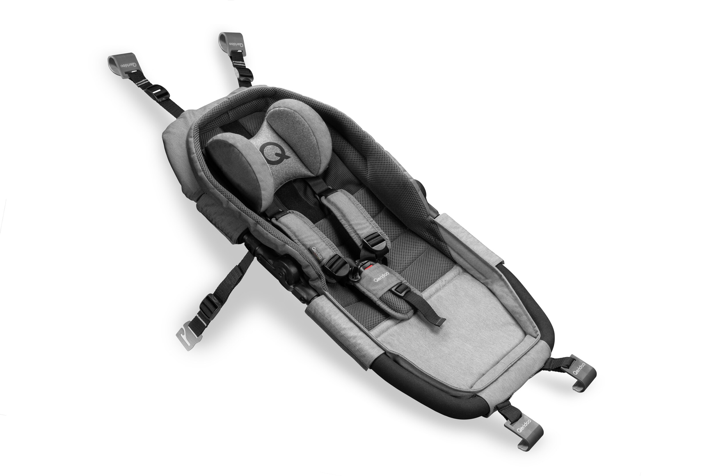 Qeridoo Fahrradanhänger Kidgoo 1 Fidlock Edition Baby Winter Set