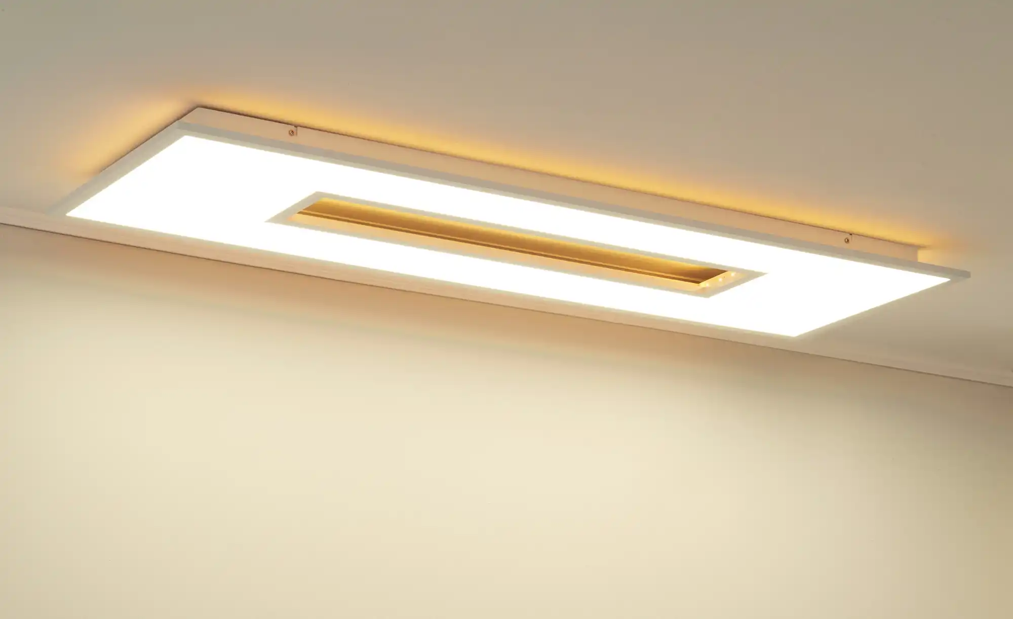 Paul Neuhaus LED-Deckenleuchte, 1-flammig, Weiß mit Backlight