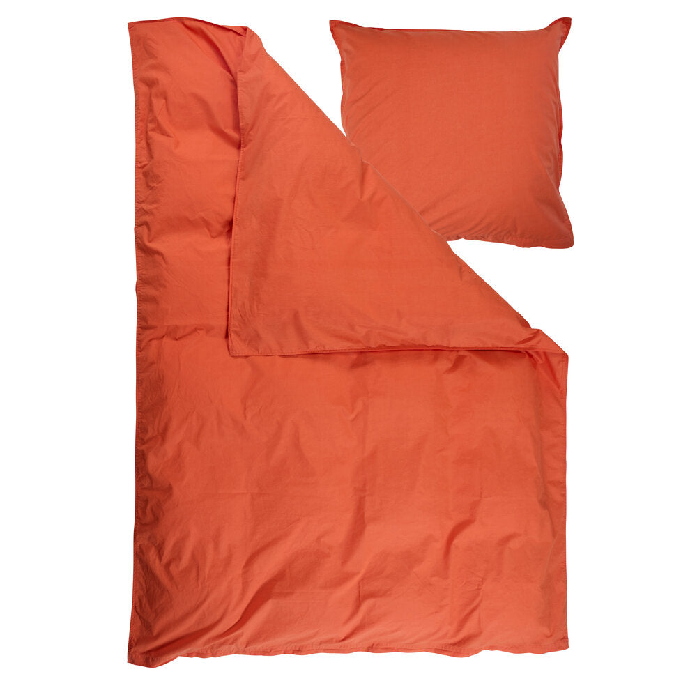 Bahne Interior  Curly Percale sengetøj - orange