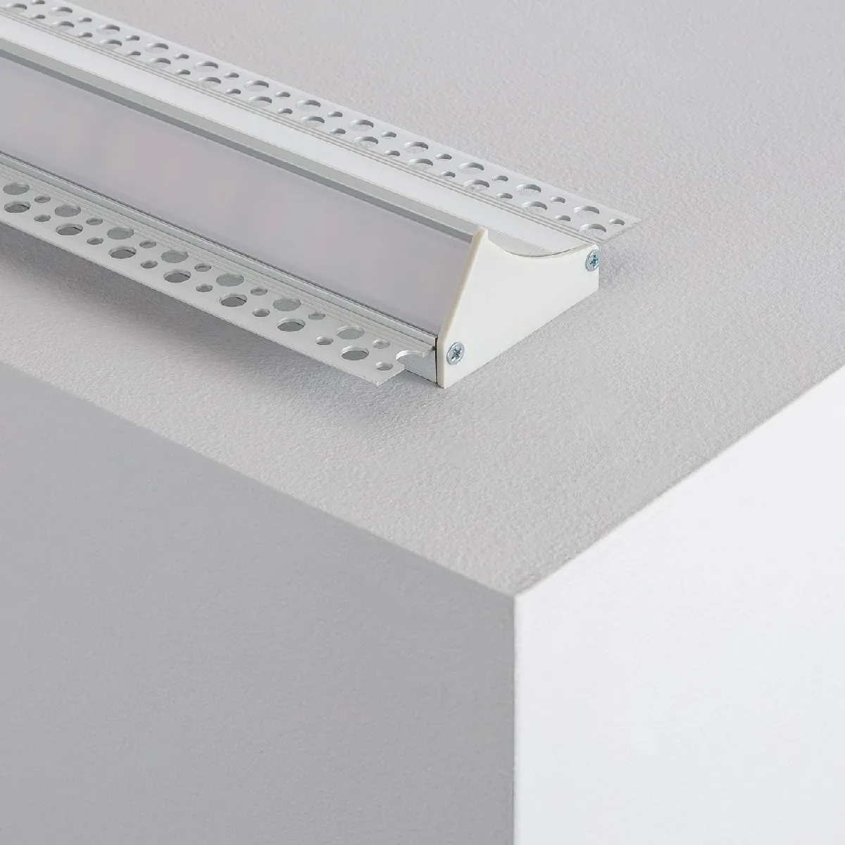 Ledkia Profilé Aluminium Encastrable Continu