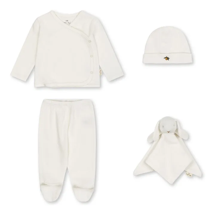 Konges Sløjd Lot Naissance Sui Coton Bio | Blanc