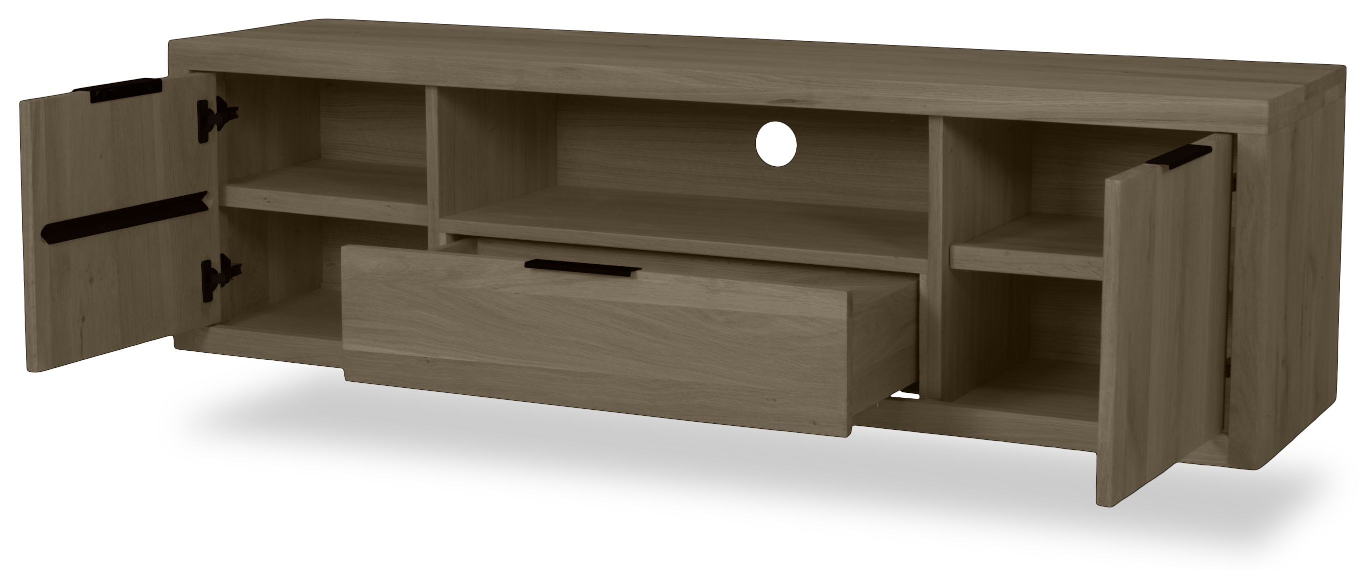 Hangend tv-meubel  Established B160 x D40 x H45 cm