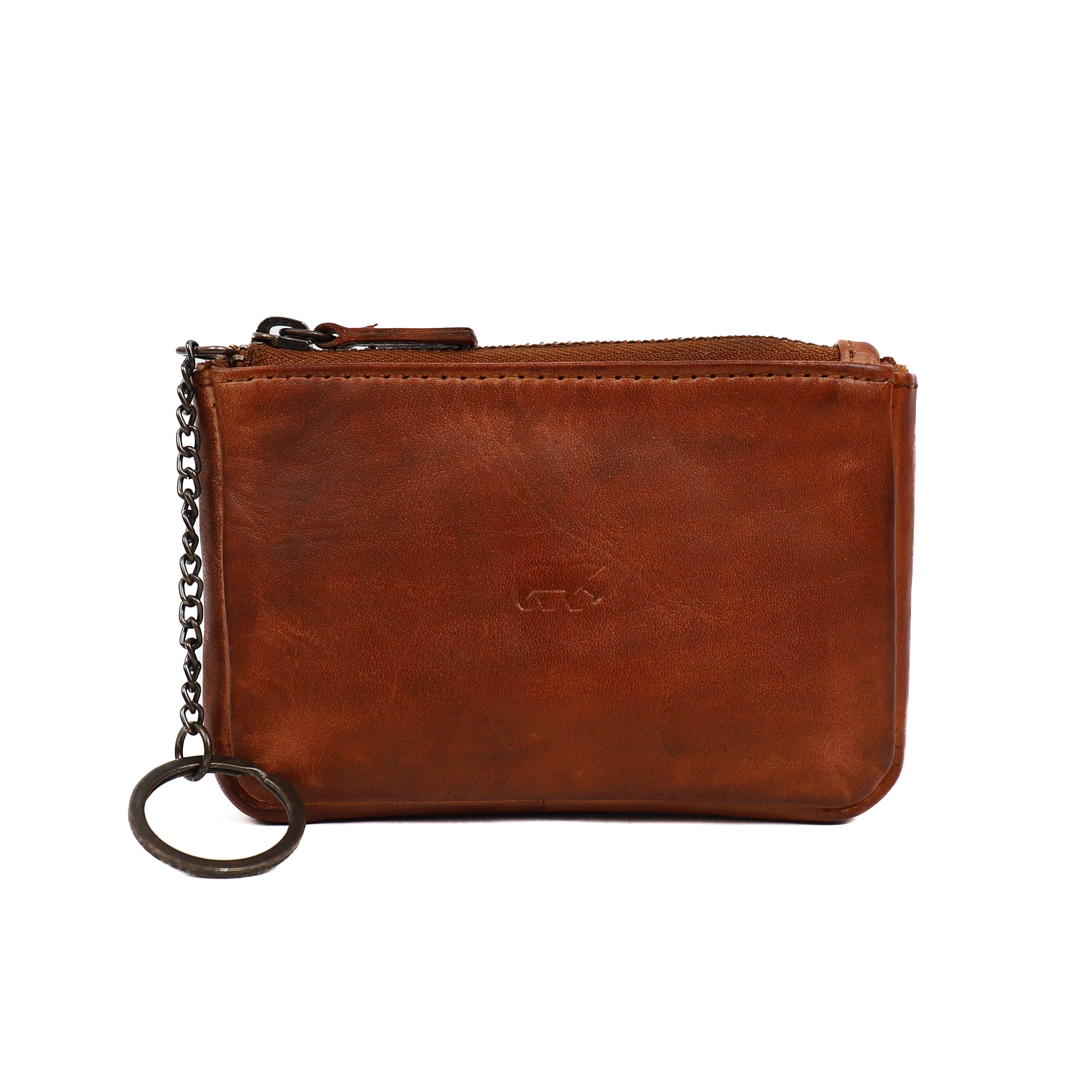 Sleuteletui 'Timo' cognac Cognac