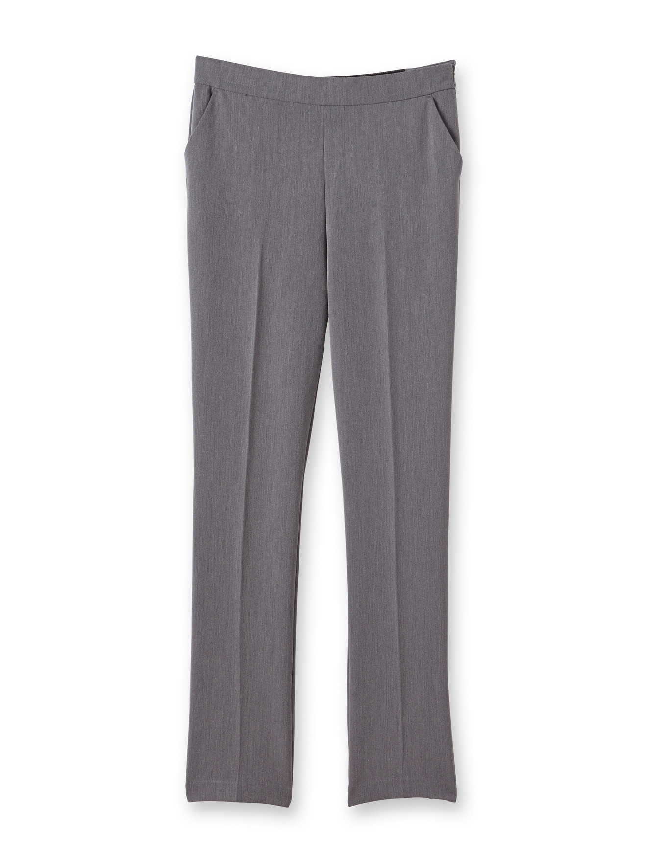 Pantalon droit effet ventre plat