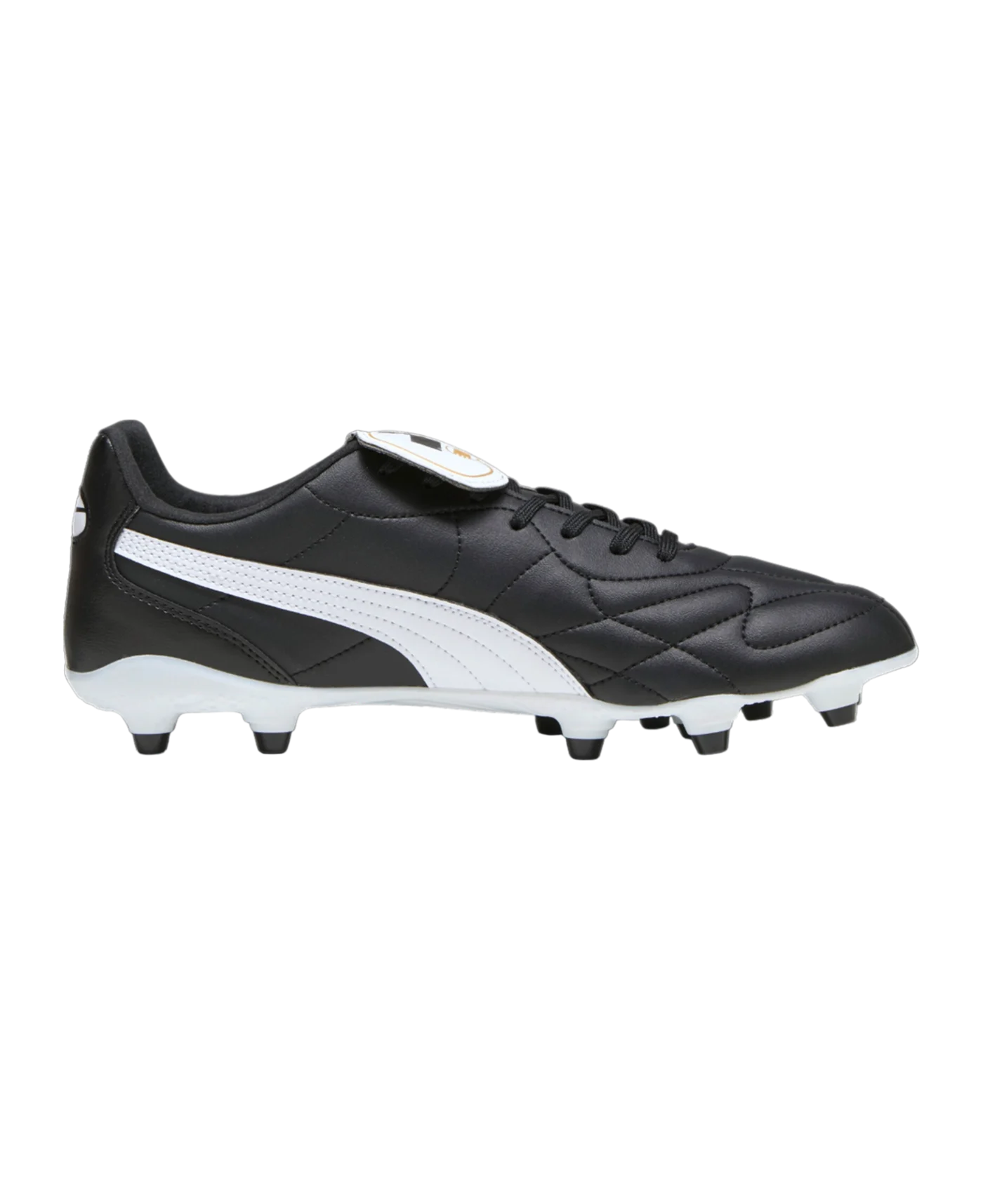 PUMA KING Top FG/AG Schwarz Weiss Gold F01