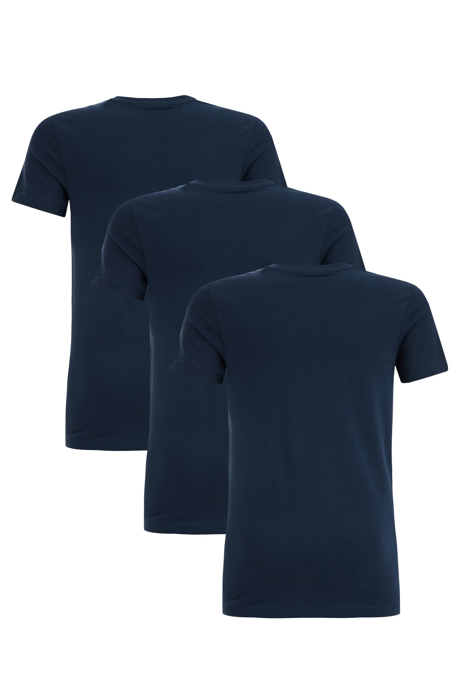 Jongens T-shirt, 3-pack WE Fashion Donkerblauw