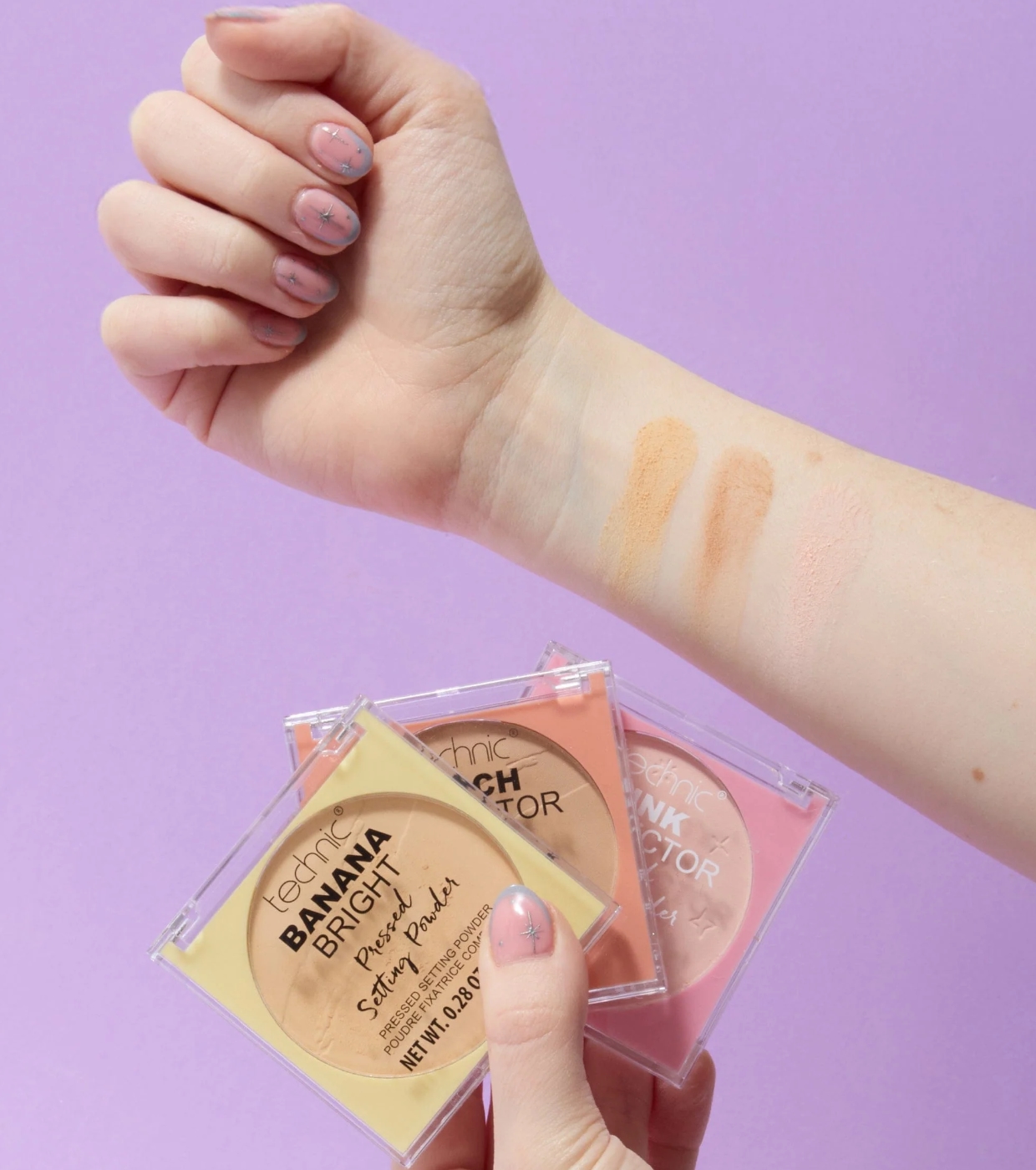 Technic Cosmetics - Pó Compacto Fixador Banana Bright