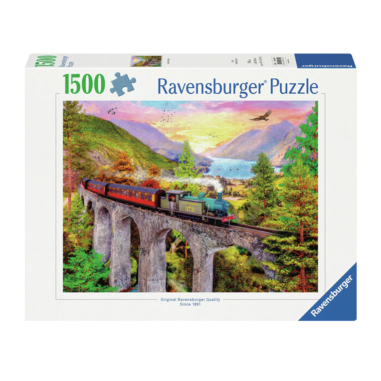 Legpuzzel Zugfahrt Im Herbst, 1000st.