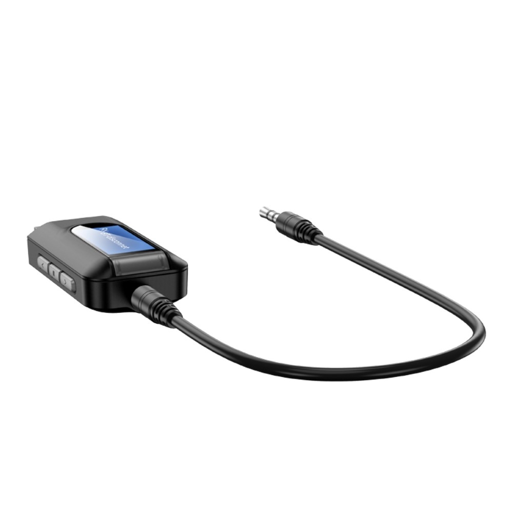 Bluetooth 5.0 USB Audio Transmitter Receiver 3.5mm AUX Klinke-Adapter LCD Display