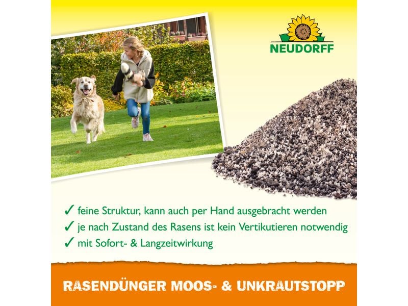 Neudorff Dünger Moos- & UnkrautLos 5 kg Rasendünger