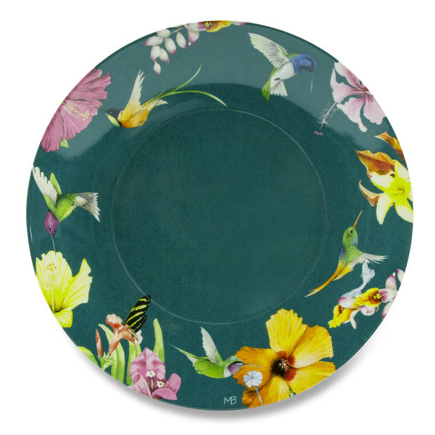Marjolein Bastin dinerbord Hummingbirds groen Ø25cm