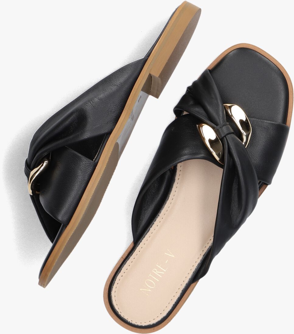 NOTRE-V zwarte notre-v slippers 226