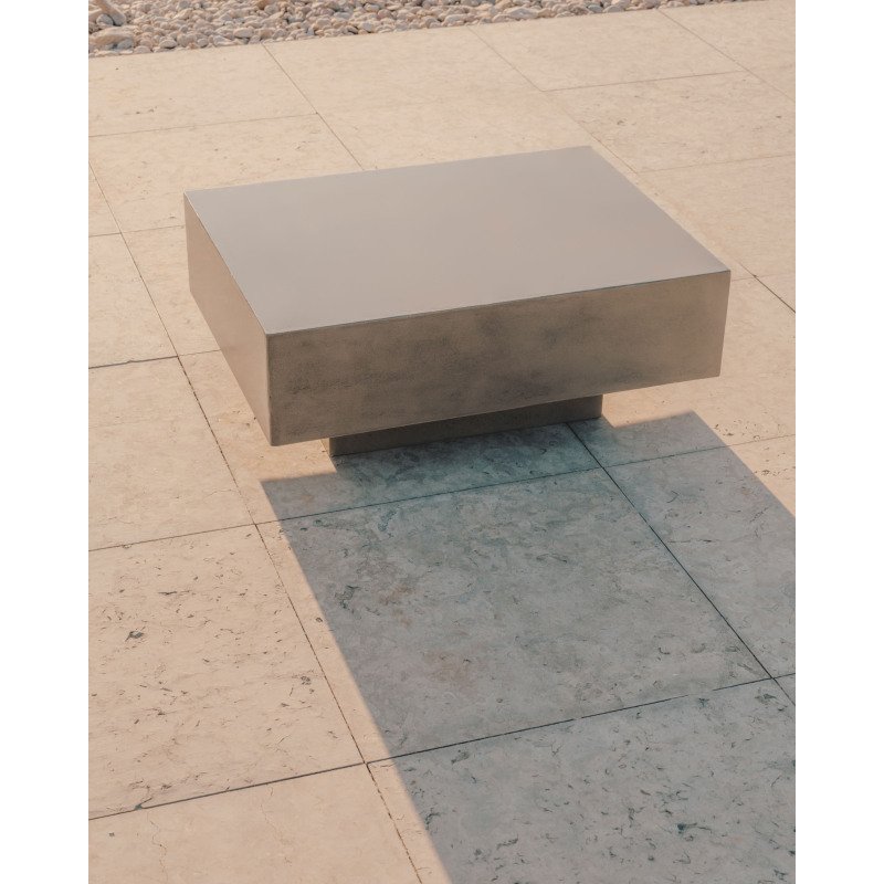 Table basse Rustella - ciment  L 80 x P 60 cm