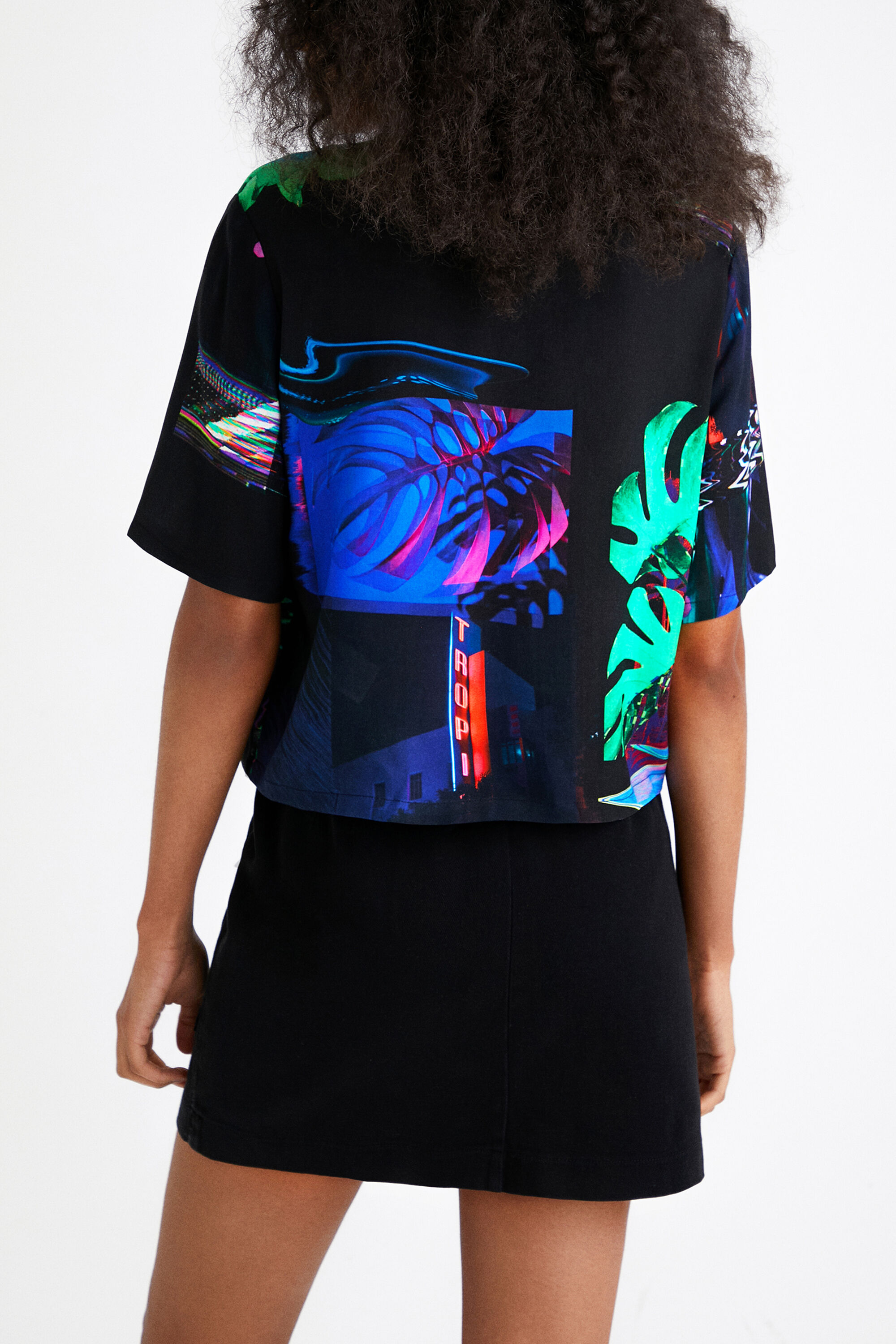 Crop top tropical