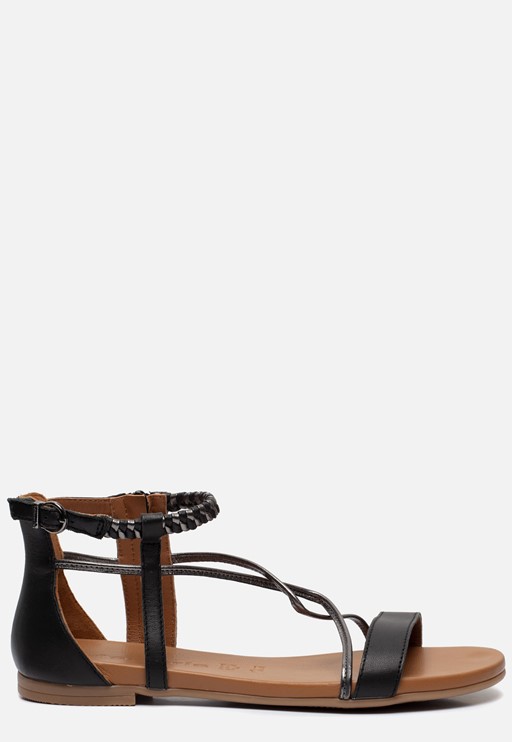 Tamaris Sandalen zwart Imitatieleer