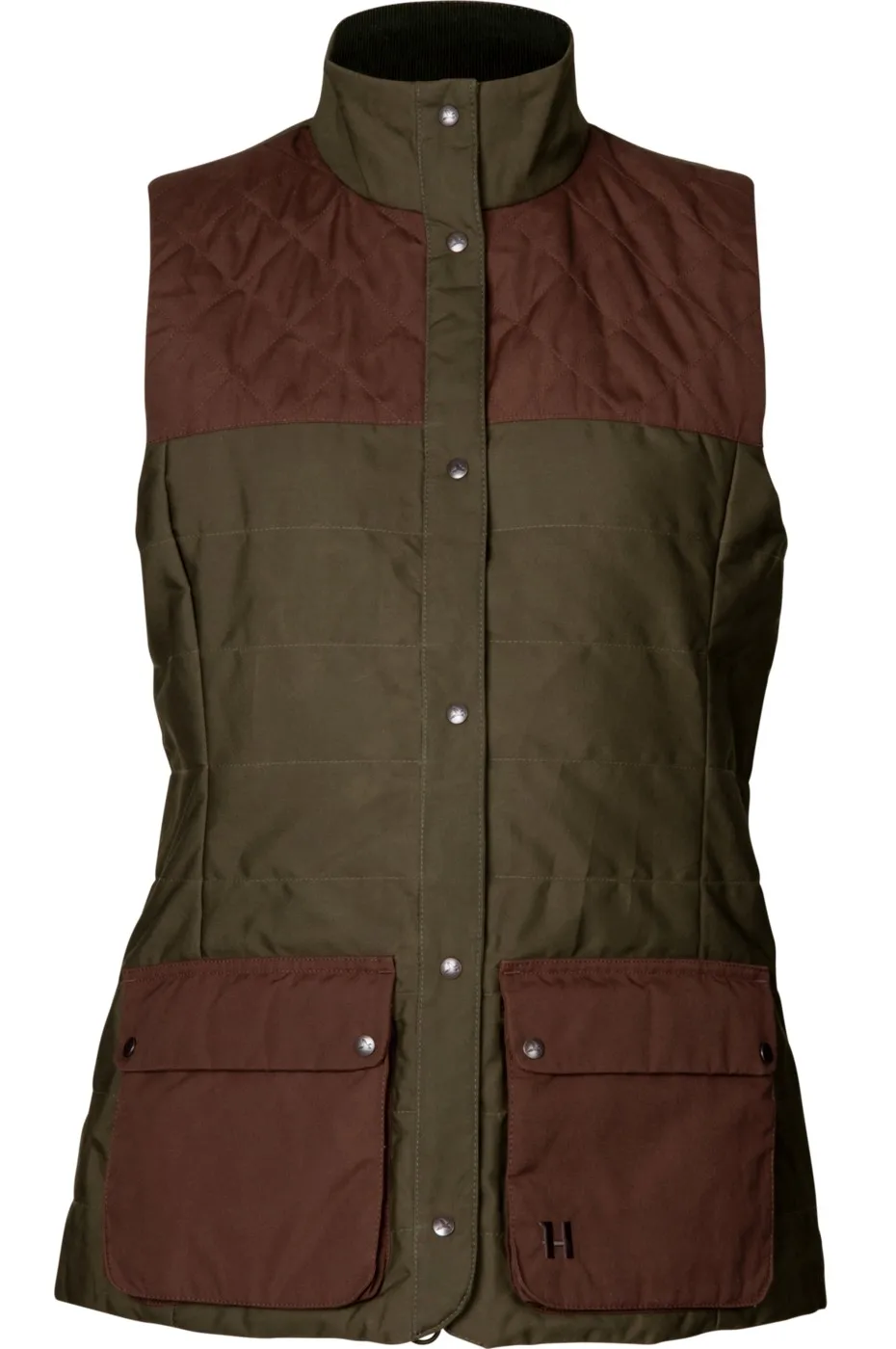 Härkila Women's Retrieve Waistcoat Dark Warm Olive/Burgundy