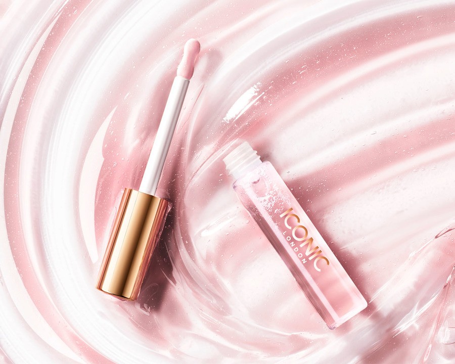 Iconic London Lustre Lip Oil Sugar Mama Pink 6ml