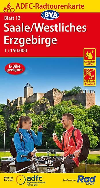ADFC - 13 SAALE WESTLICHES ERZGEBIRGE 1 150 000