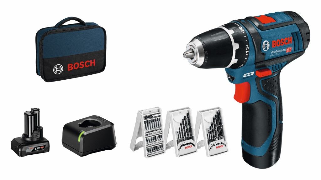 Bosch GSR 12V-15 Accu schroefboormachine in Tas - 0615990G6L