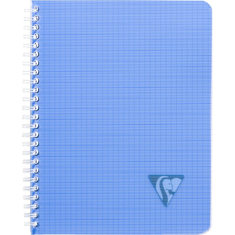 Cahier spirale Clairefontaine Linicolor 17 x 22 cm petits carreaux 100 pages