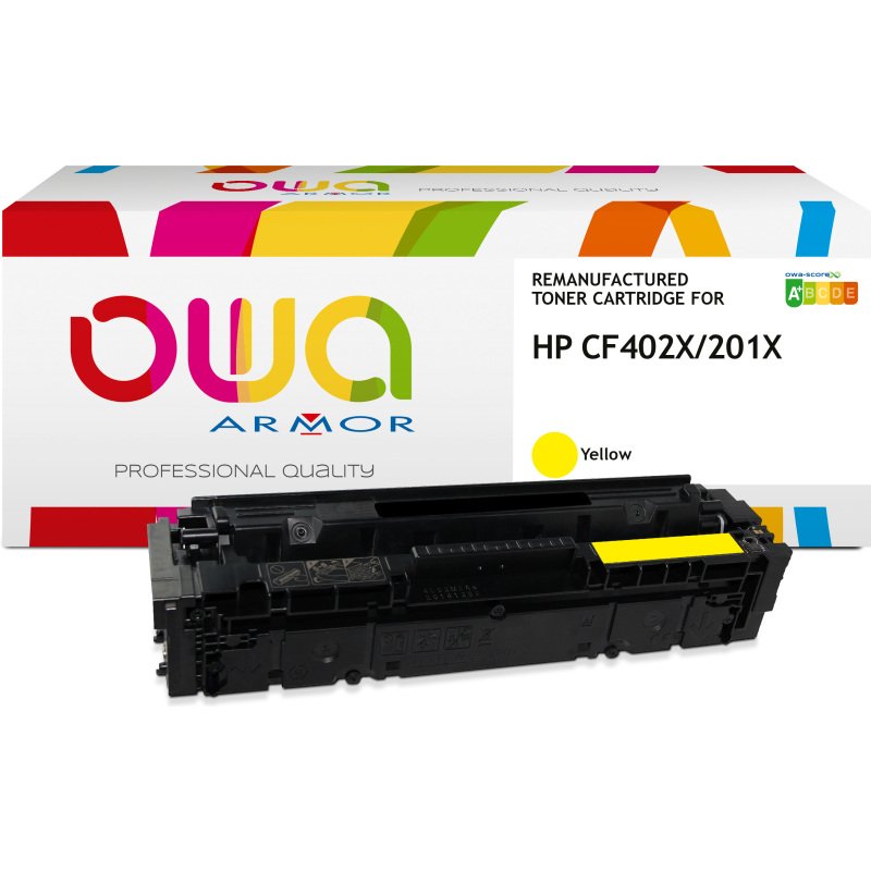 Toner remanufacturé OWA - haute capacité - pour HP CF401X