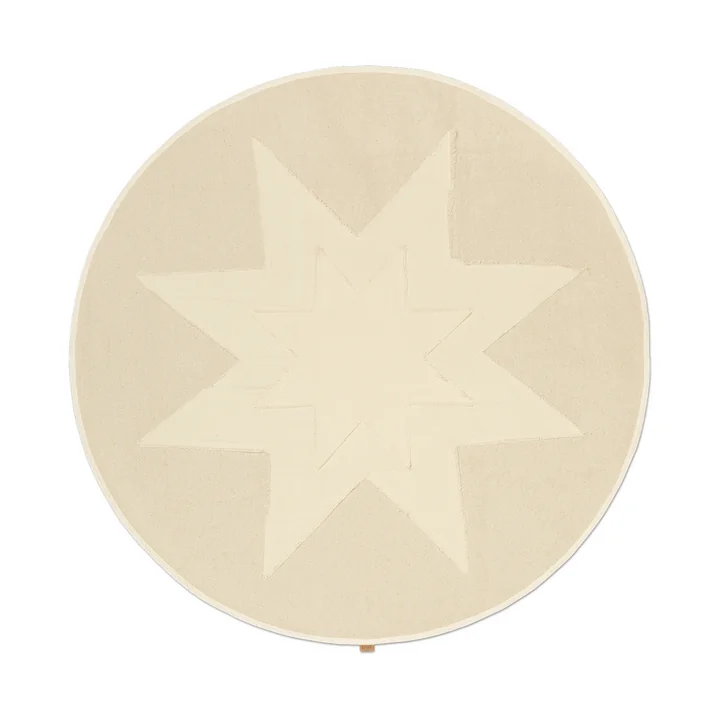 Ferm Living - Vela Star Weihnachtsbaum-Decke, natur