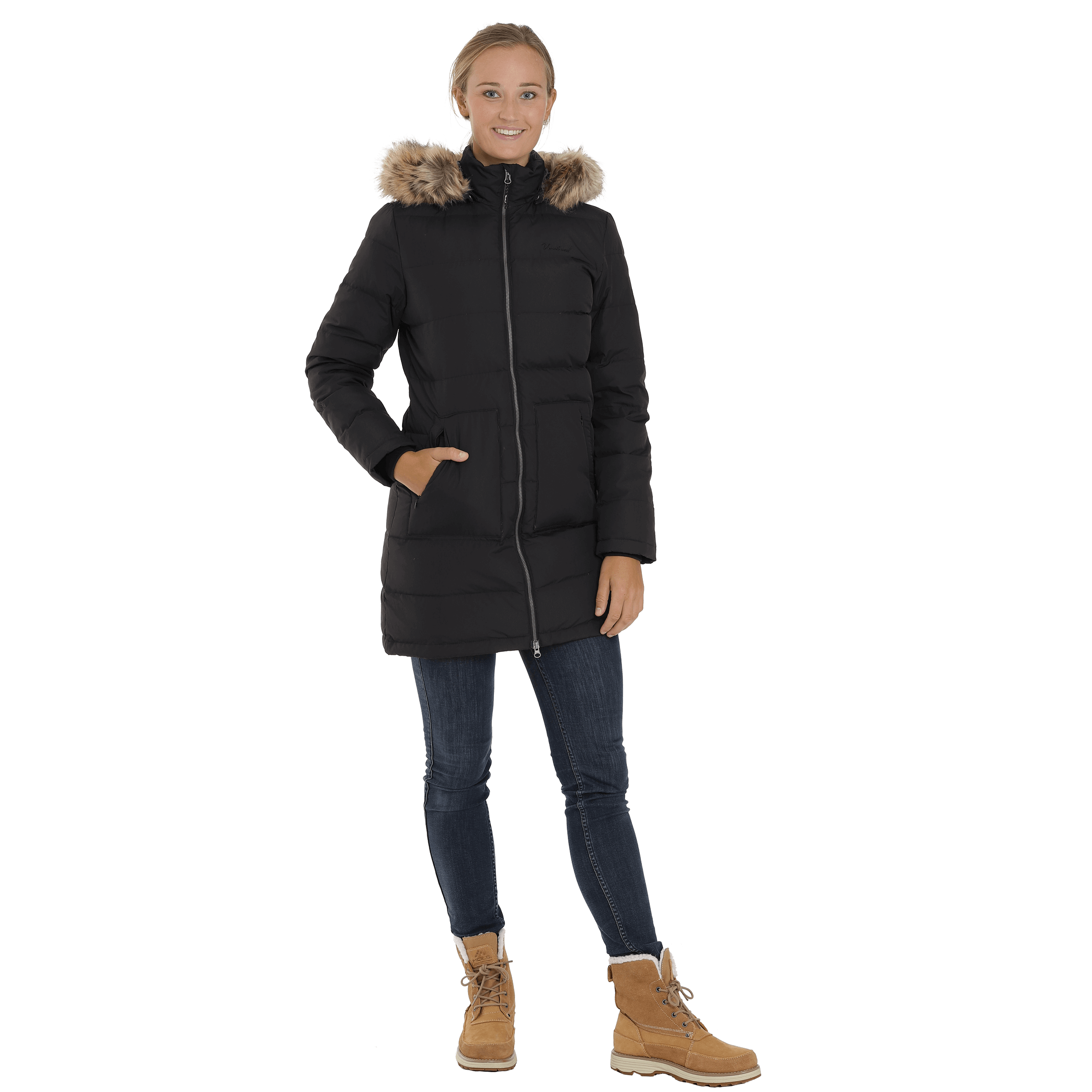 Vertical Paran W Long down parka jacket - Jakke