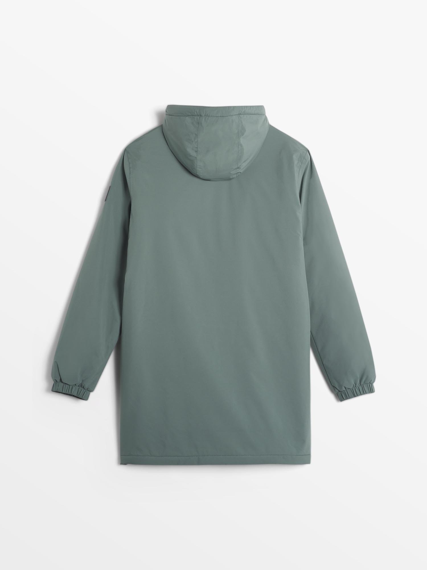 Veste Mixte  Longue Chaude et Imperméable Vert