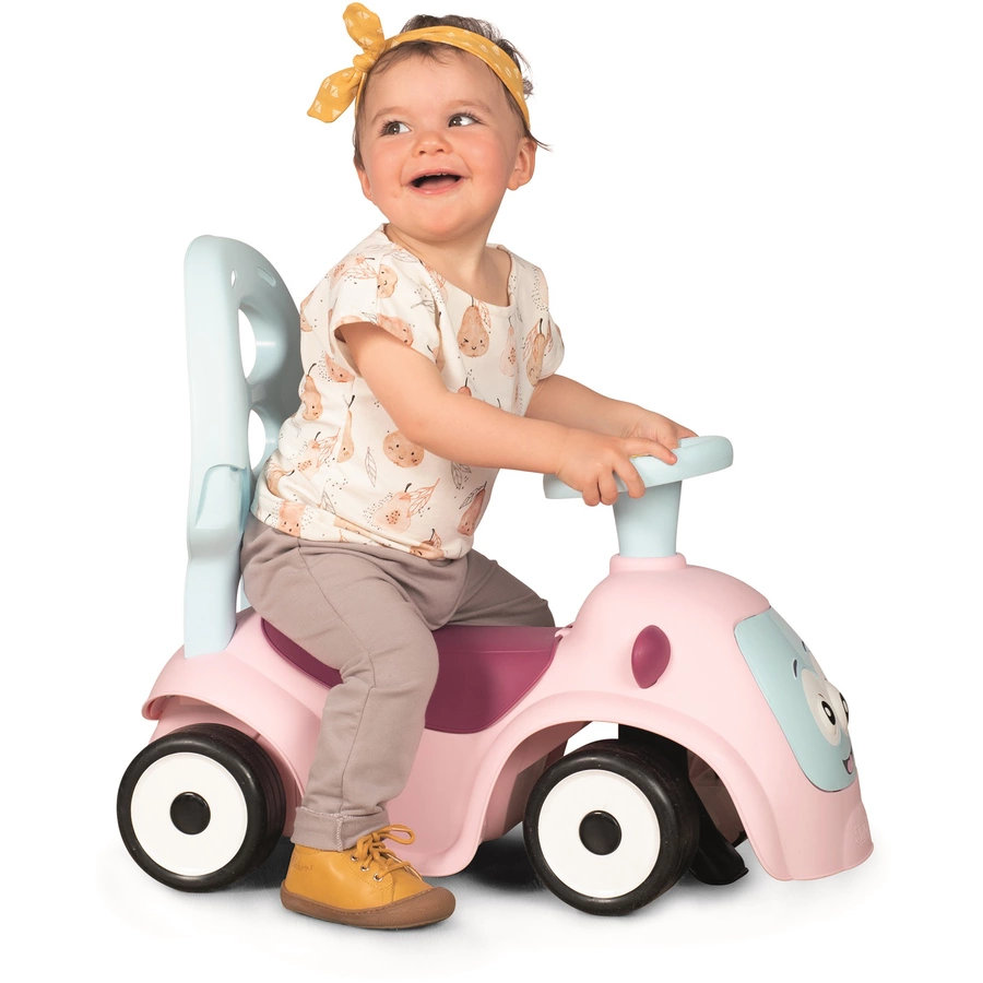 Smoby 3- in- 1 Rutscherfahrzeug Maestro Rose